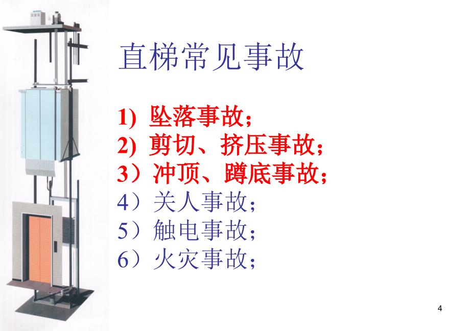 电梯检验员培训法规知识课件之电梯常见事故.ppt_第4页