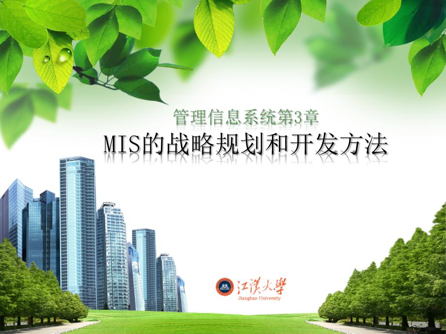 第章MIS战略规划和开发方法_第1页