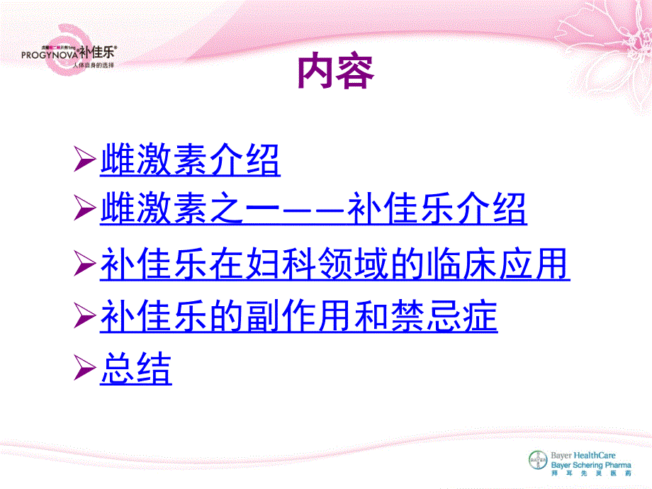 补佳乐在妇科领域中的应用new课件_第2页