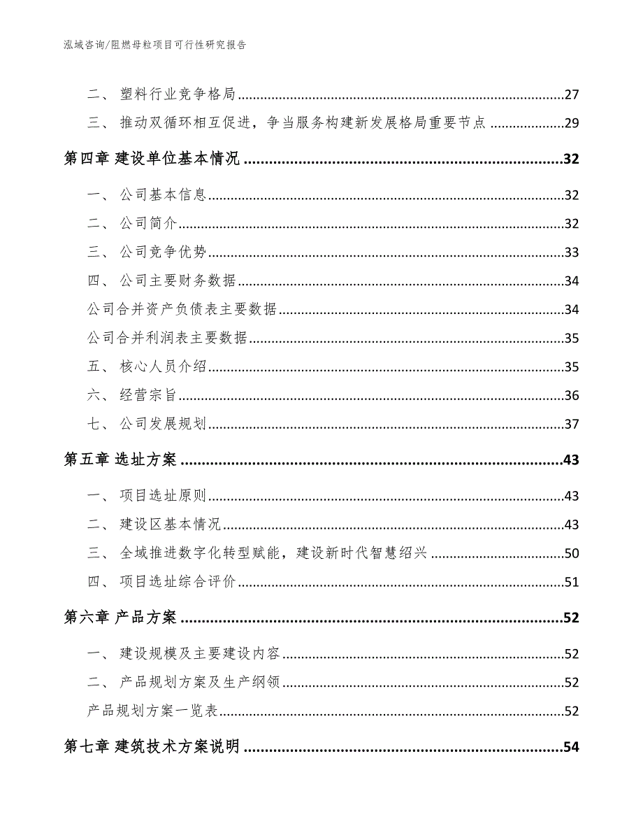 阻燃母粒项目可行性研究报告（参考范文）_第3页