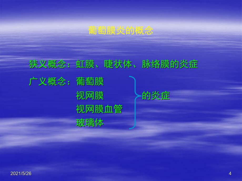 葡萄膜炎(研究生)-王红PPT优秀课件_第4页