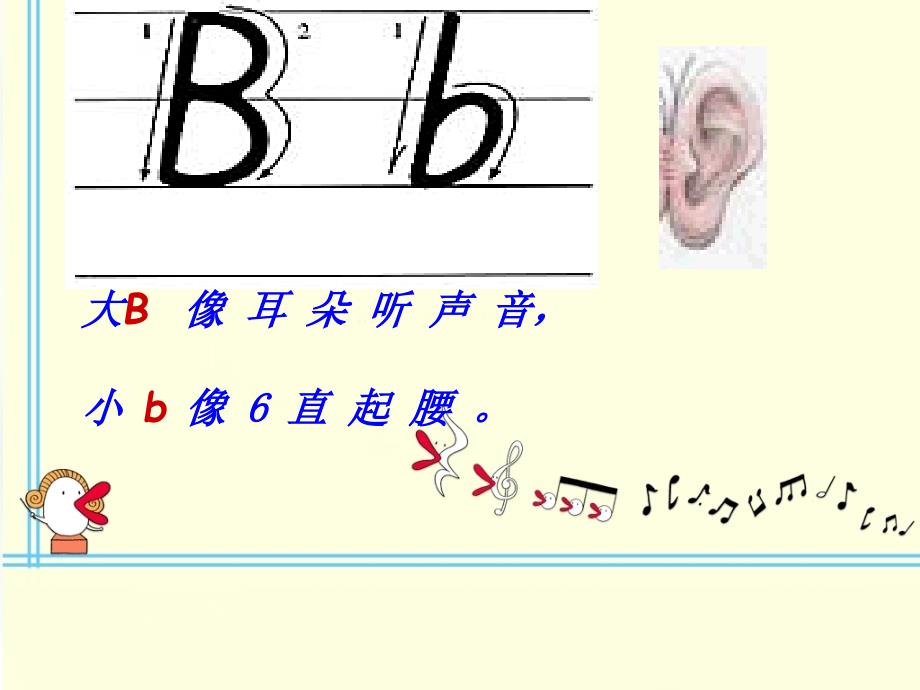 26个字母的顺口溜教学及书写.ppt_第3页