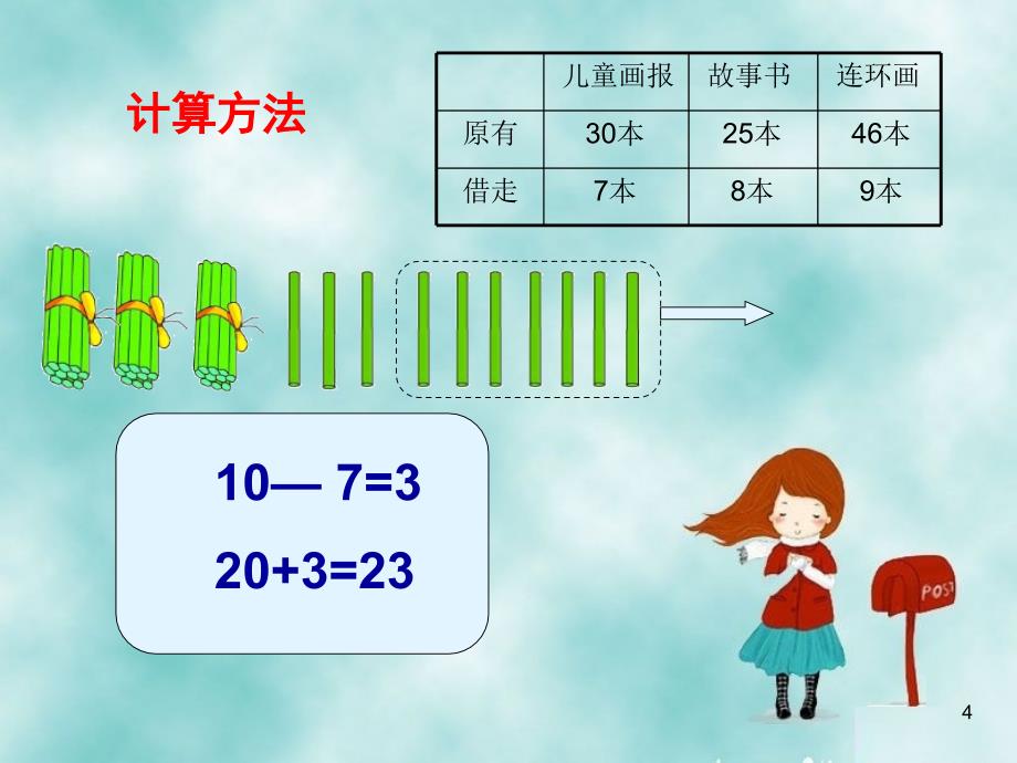 北师大版小学数学一年级下册阅览室ppt课件_第4页