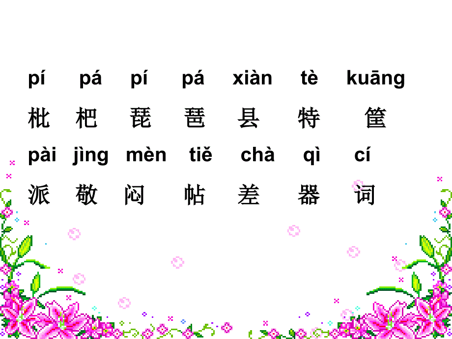 枇杷和琵琶语文S版二年级上册课件_第2页