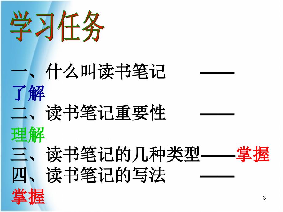 小学生怎样写读书笔记ppt课件_第3页