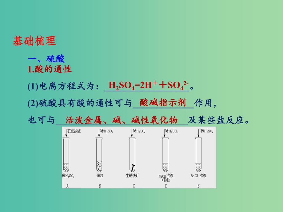 高中化学 专题4.4.2 硫酸课件 新人教版必修1.ppt_第4页