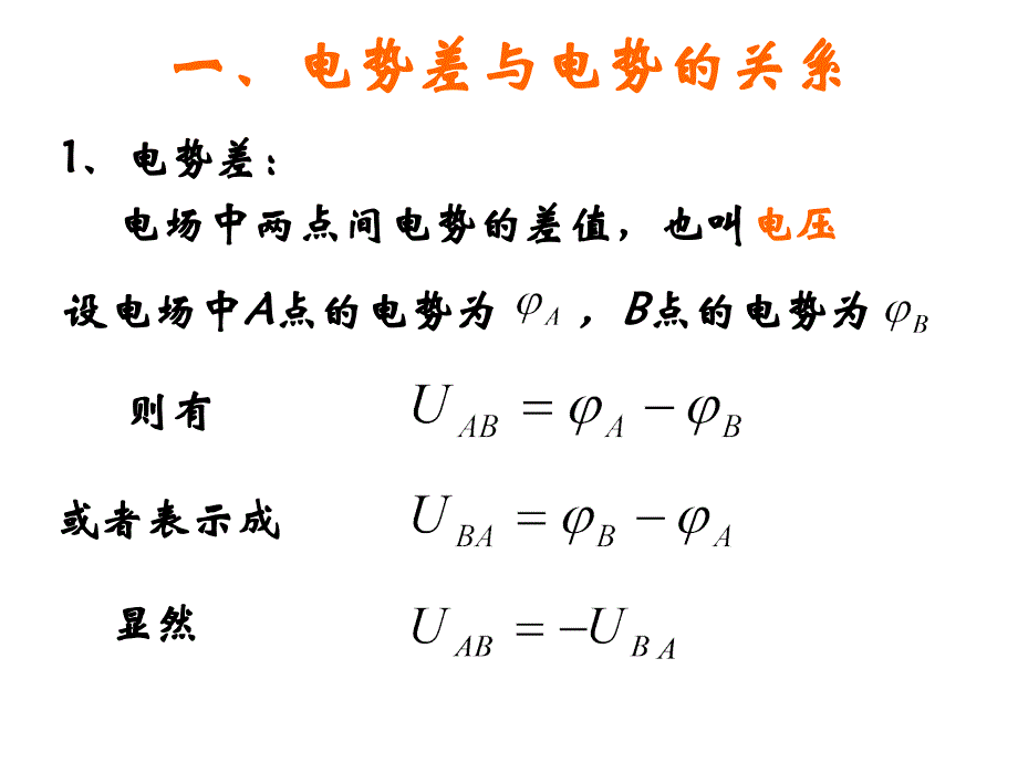 电势差与电势的关系.ppt_第2页