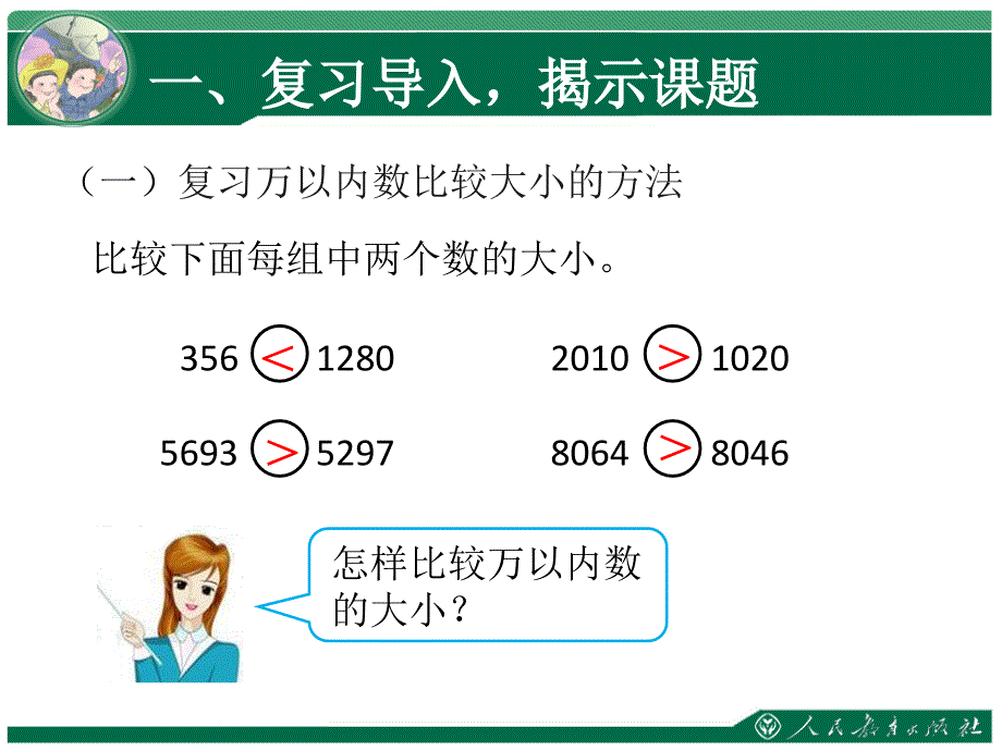 四年级数学上册第一单元大数的认识数大小比较及数的改写　第一课时课件_第2页