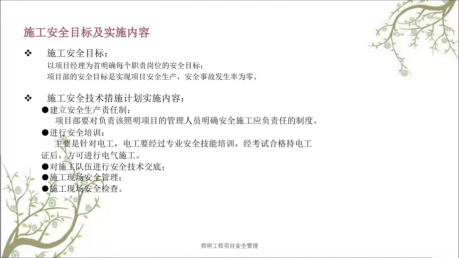 照明工程项目安全管理PPT课件_第4页