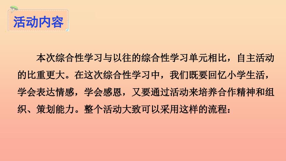 六年级语文下册 第六组 综合性学习 难忘小学生活教学课件 新人教版.ppt_第4页