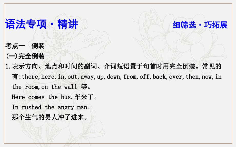 版导与练一轮译林英语课件：第二部分　语法专题 十二、特殊句式及结构_第3页