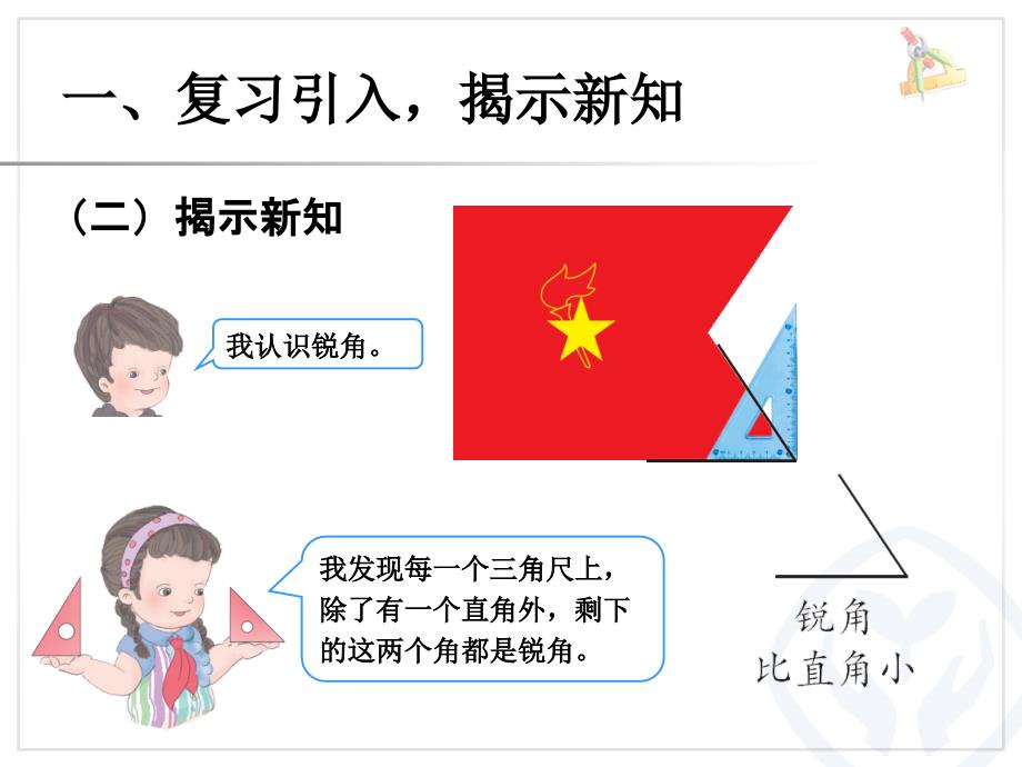 认识锐角和钝角、解决问题_第3页