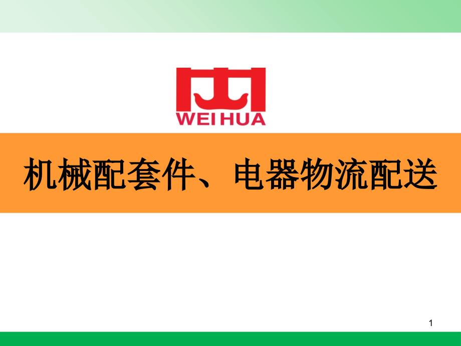 物流配送改善最佳的项目报告PPT_第1页