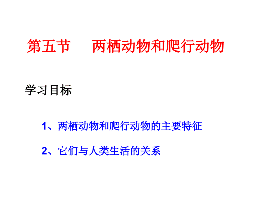 两栖动物和爬行动物_第1页