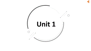 【课件】Unit+1单词课件人教版必修第三册