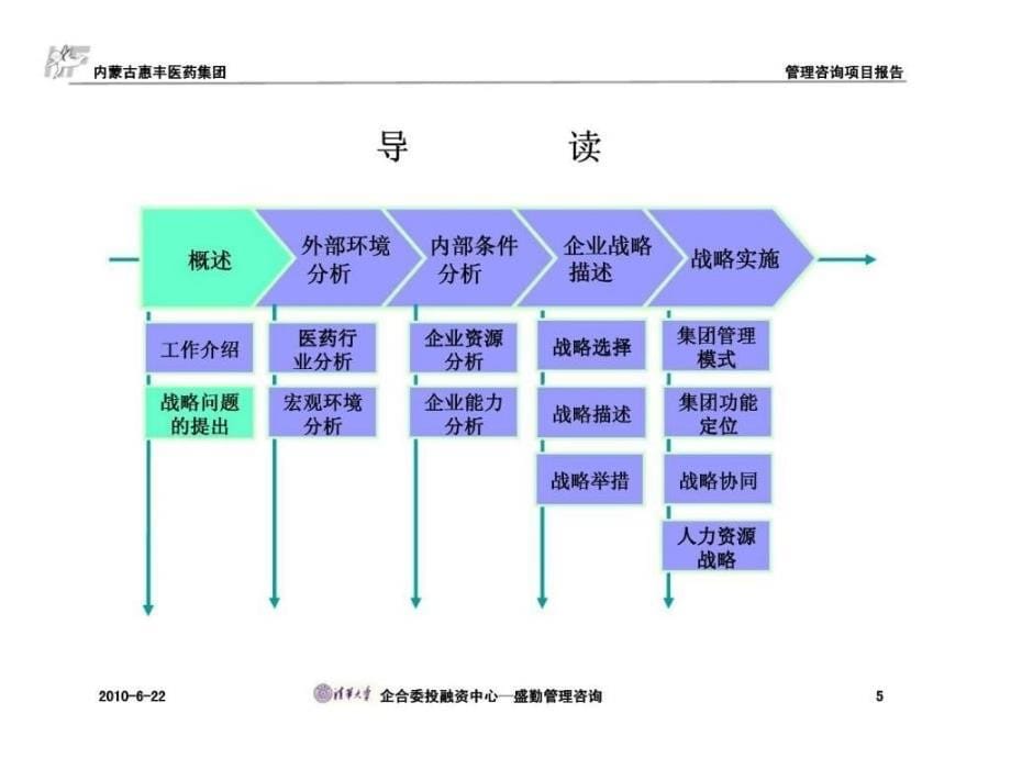 盛勤咨询：内蒙古惠丰医药集团公司战略管理咨询报告_第5页