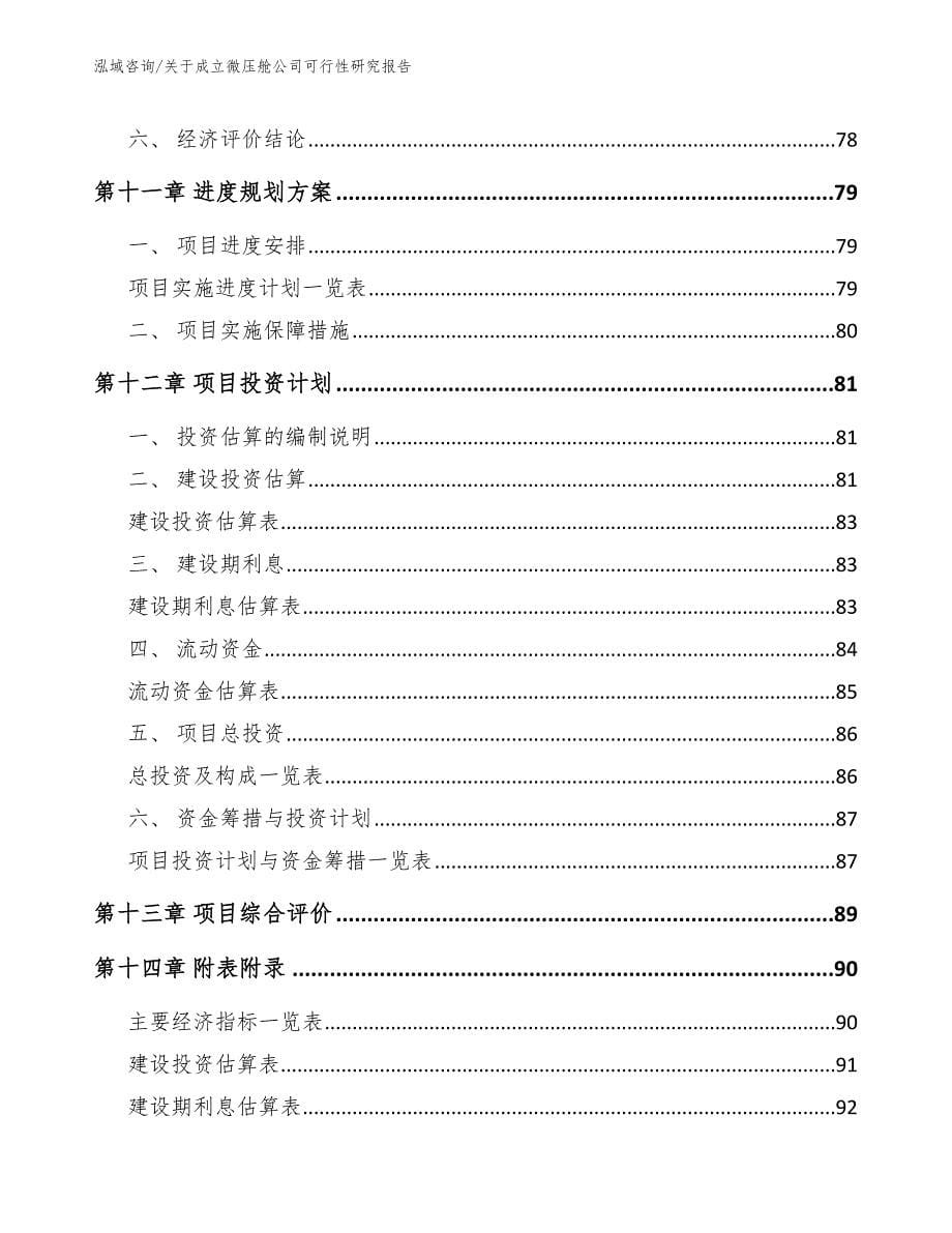 关于成立微压舱公司可行性研究报告_第5页