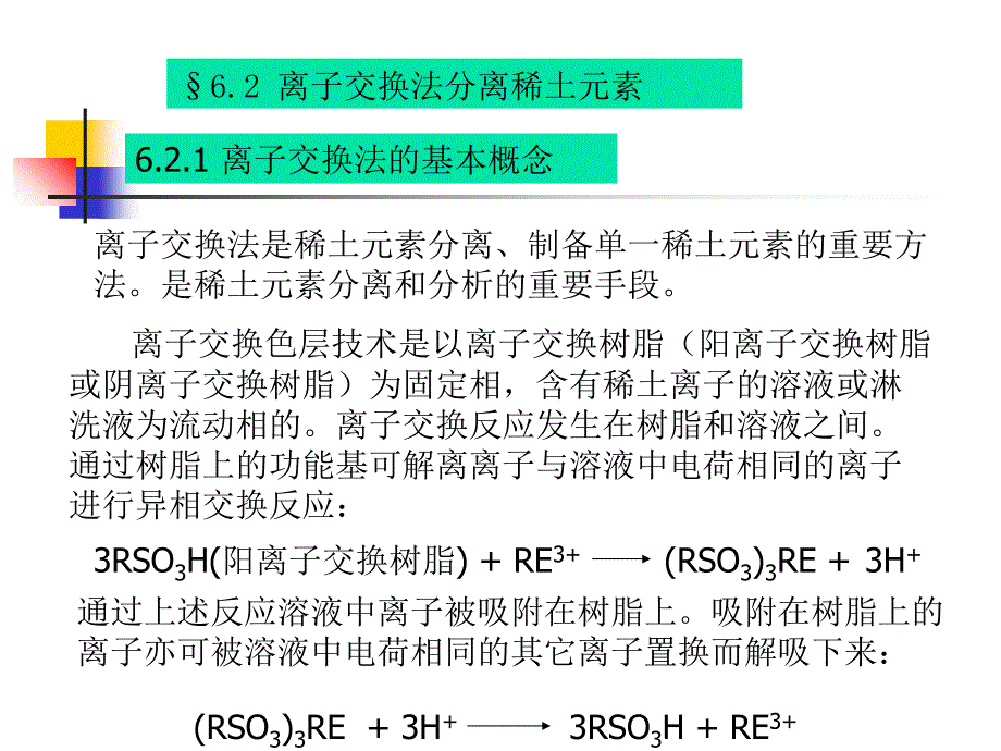 离子交换法分离稀土元素_第1页