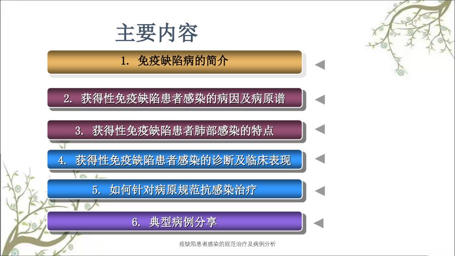 疫缺陷患者感染的规范治疗及病例分析课件_第2页