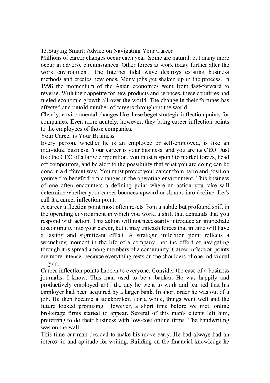 2022-2023年甘肃省平凉市大学英语6级大学英语六级重点汇总（含答案）_第4页