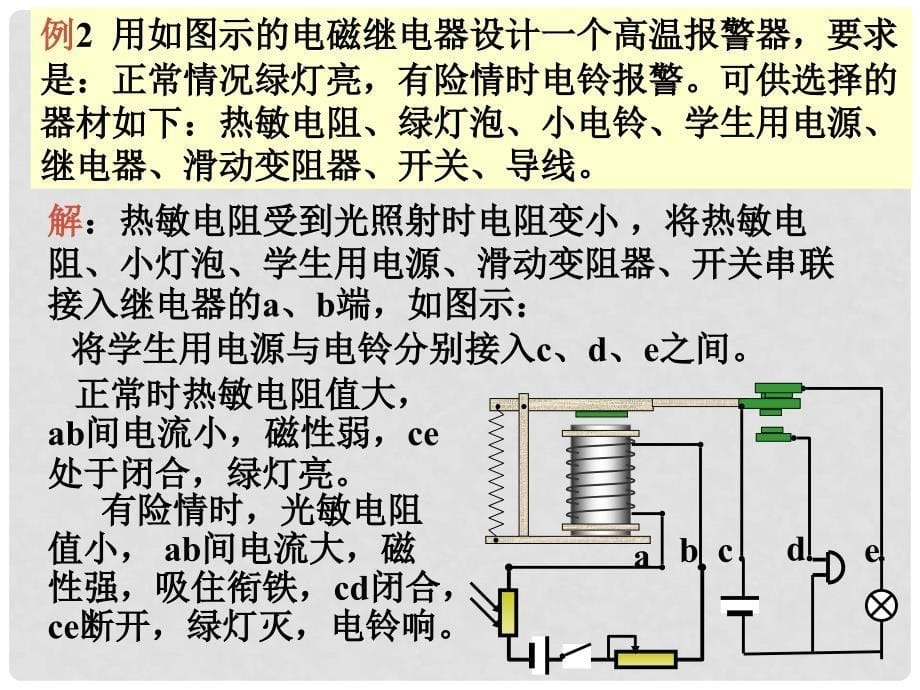 高中物理 传感器及其应用精品课件1 新人教版选修3_第5页