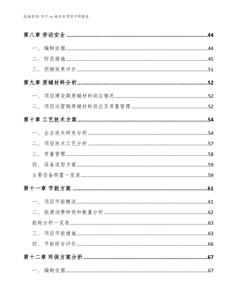 年产xx电动车项目可研报告_第4页