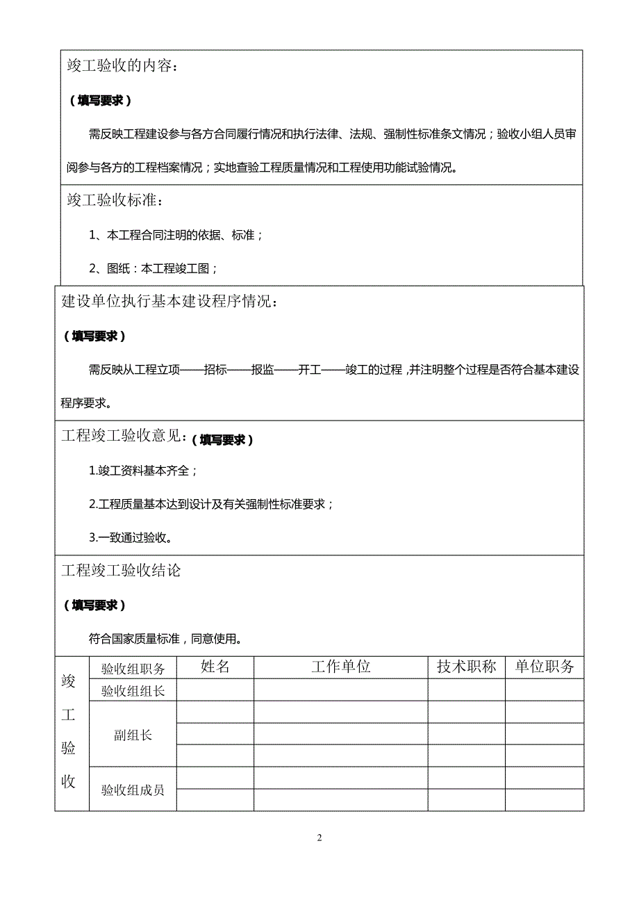 建设单位工程竣工验收报告_第2页