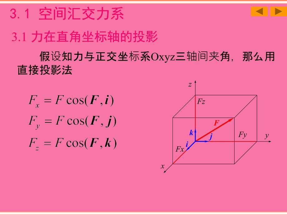 理论力学4空间力系ppt课件_第3页