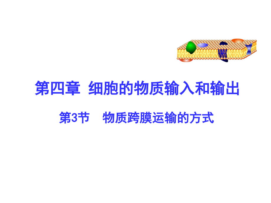 物质跨膜运输方式.ppt_第1页