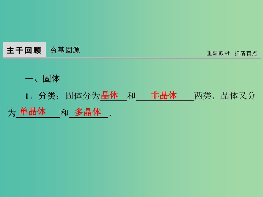 高考物理大一轮复习第13章热学第2节固体液体和气体课件.ppt_第2页