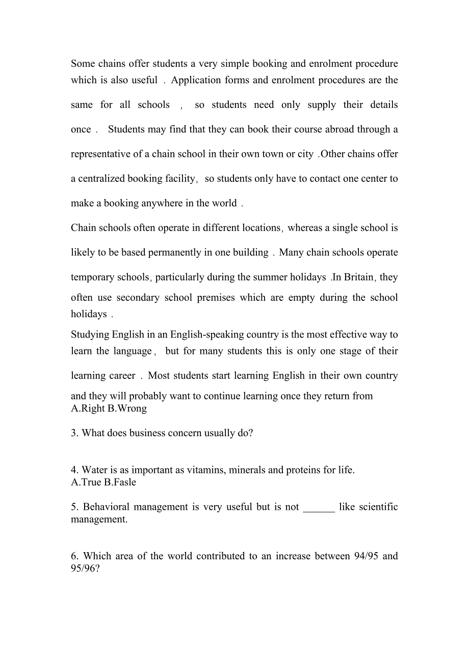 2021年河南省洛阳市公共英语五级(笔试)知识点汇总（含答案）_第3页