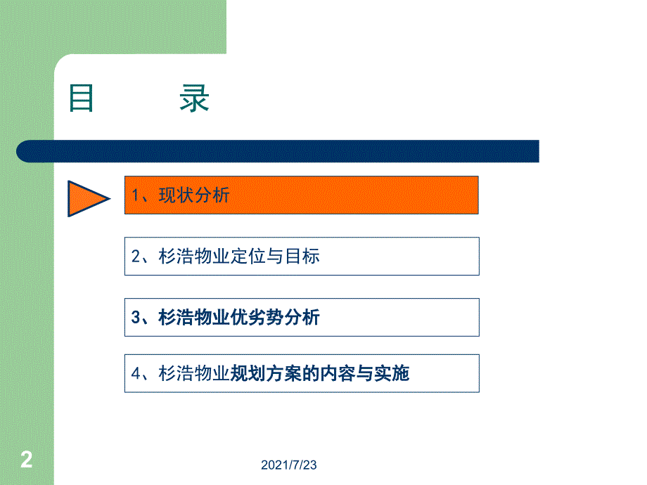 物业规划方案高守良PPT课件_第2页