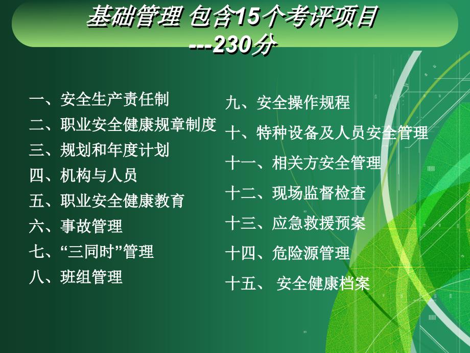 企业安全生产标准化考评标准基础管理_第4页