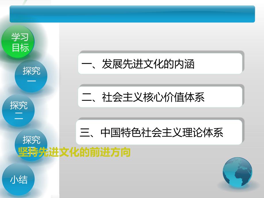 第九课第一框坚持先进文化的前进方向_第2页