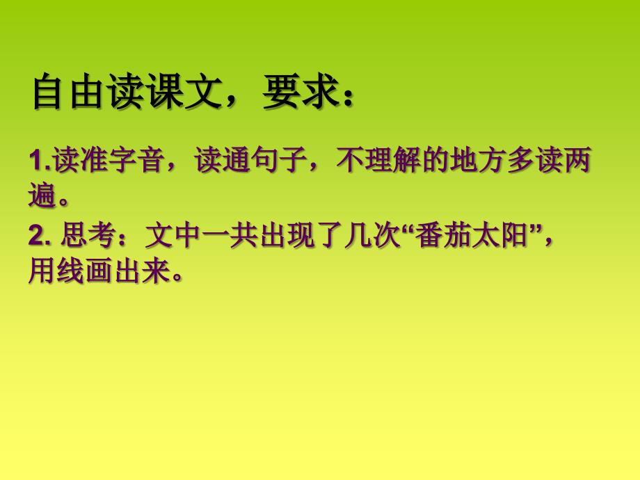 苏教版四年级语文下册番茄太阳课件_第4页