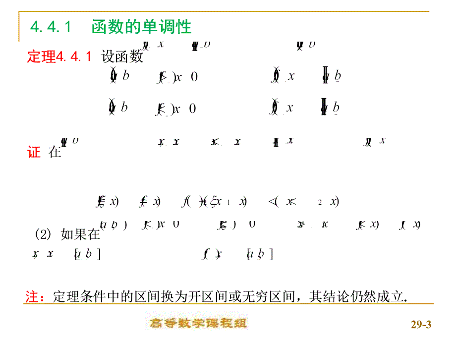 高等数学（上）课件：4-4函数的单调性与极值_第3页