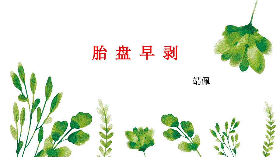 胎盘早剥PPT课件.ppt_第1页