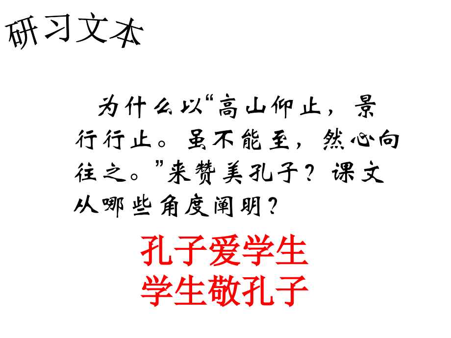 高中语文论语专题《高山仰止》教学资料_第4页