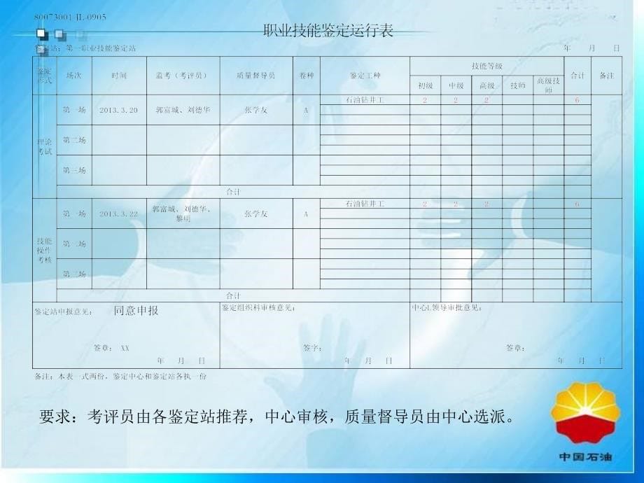 钻探职业技能鉴定中心培训PPT质量记录填写示范_第5页