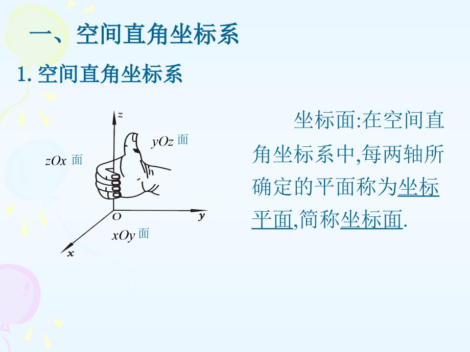 微积分09 空间直角坐标系与向量的概念_第2页