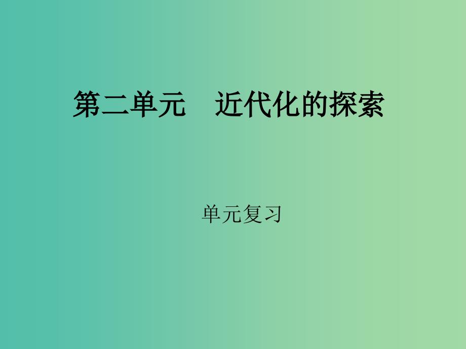 八年级历史上册 第二单元 近代化的艰难起步课件 北师大版.ppt_第1页