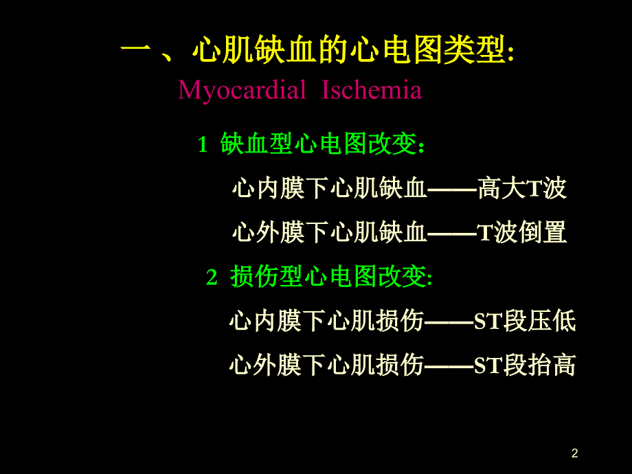 （优质课件）心肌缺血与心肌梗死的心电图改变.ppt_第2页