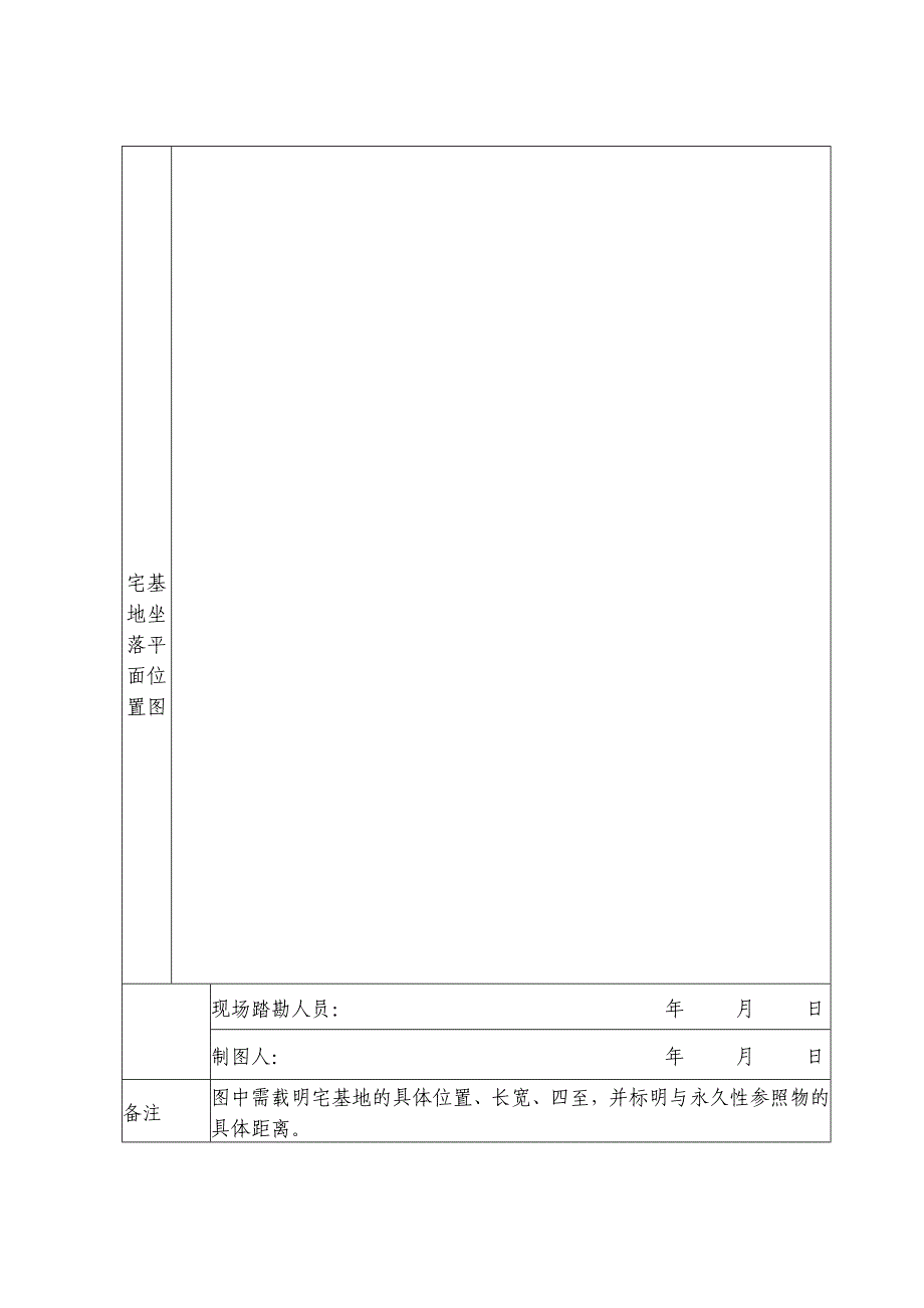 农村建房宅基地坐落平面位置图_第1页