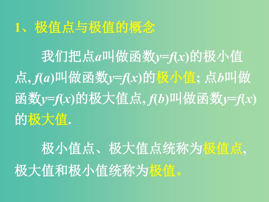 高中数学 3.3.5函数的极值与导数课件 新人教A版选修1-1.ppt_第4页