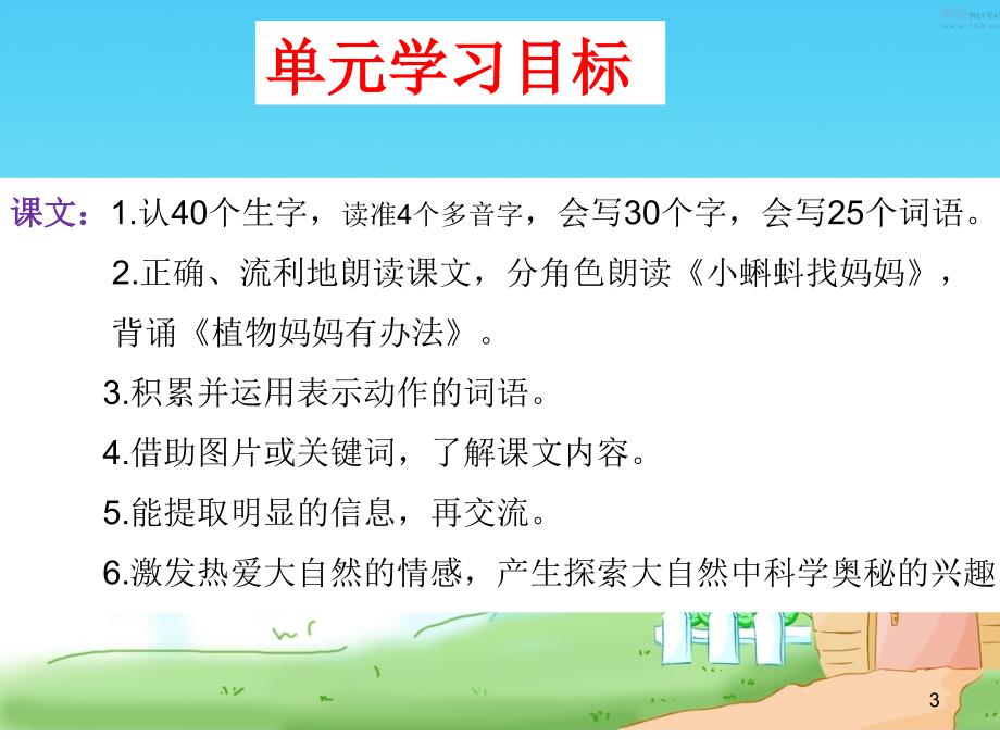 部编语文二年级上册第一单元总复习课件_第3页