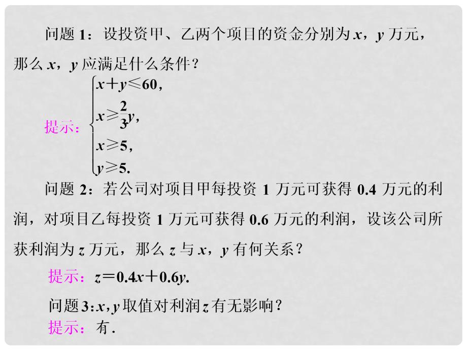 高中数学 3.3.2 简单的线性规划问题课件 新人教A版必修5_第2页