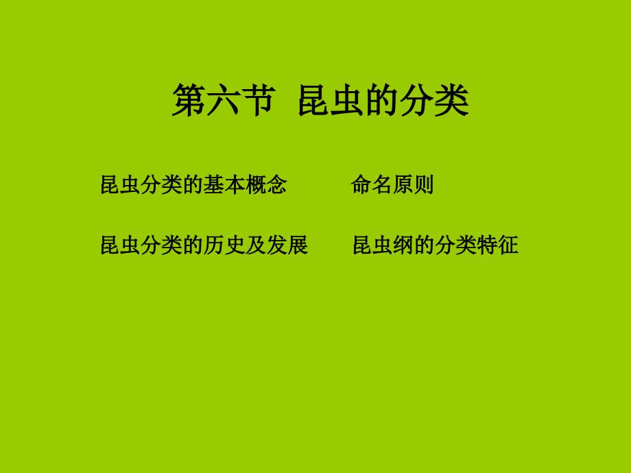 昆虫分类的基本概念_第1页