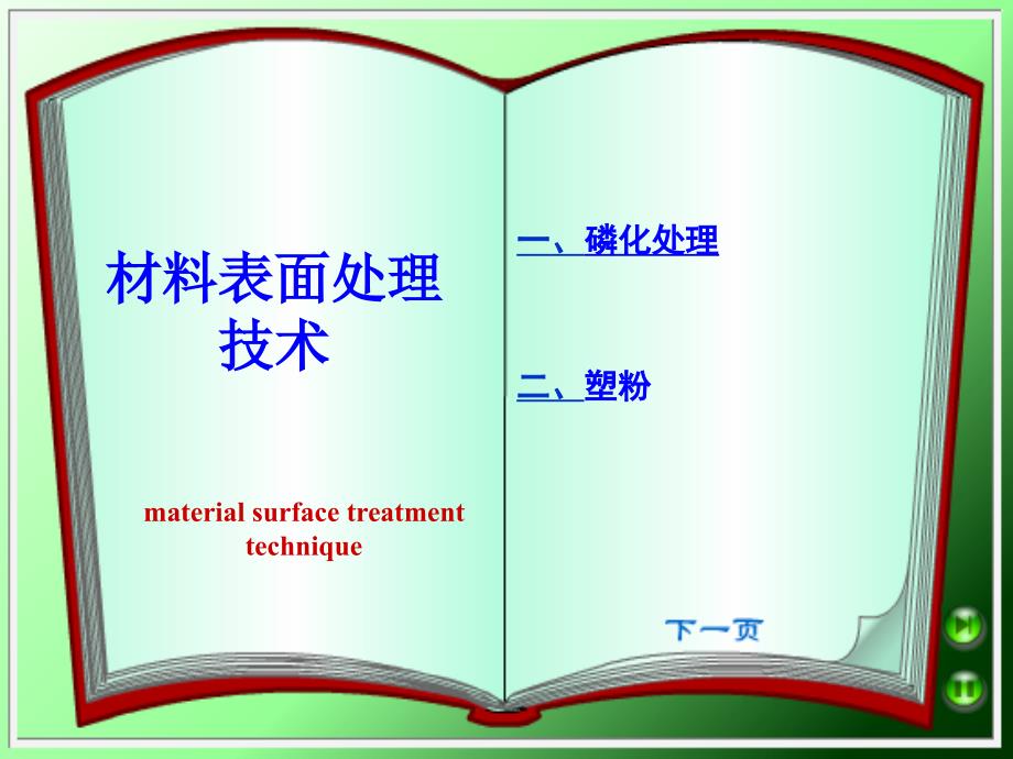 金属表面处理与喷塑_第1页