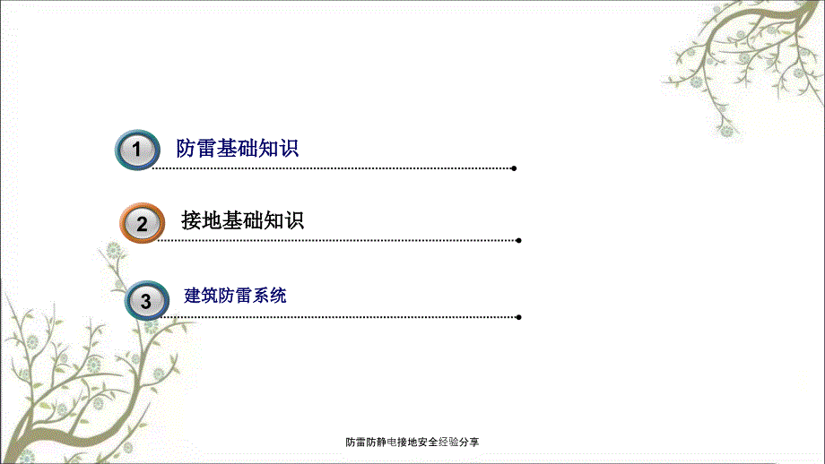 防雷防静电接地安全经验分享PPT课件_第1页