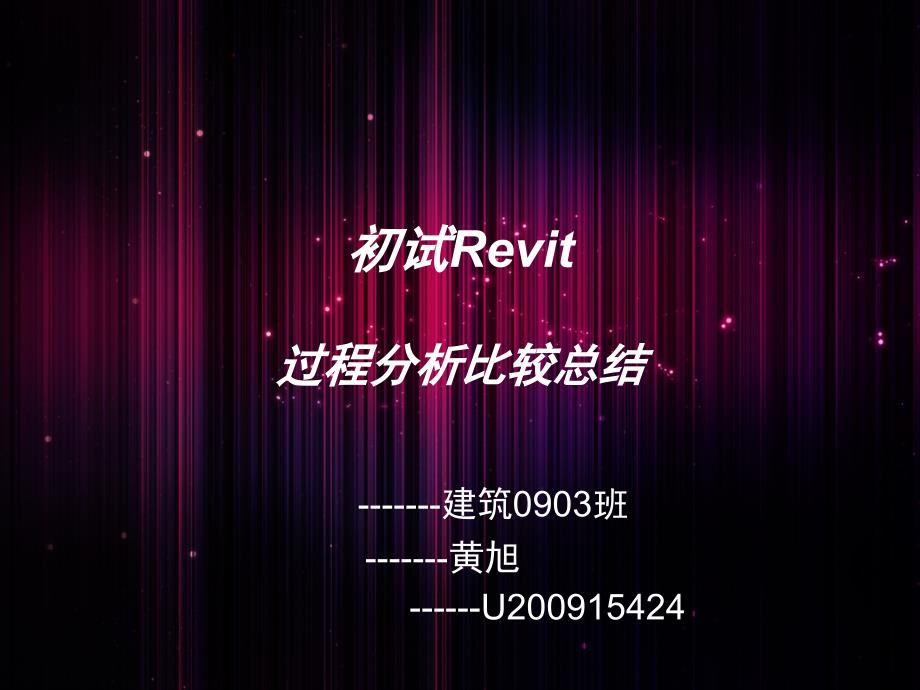 Revit与Su比较总结_第1页